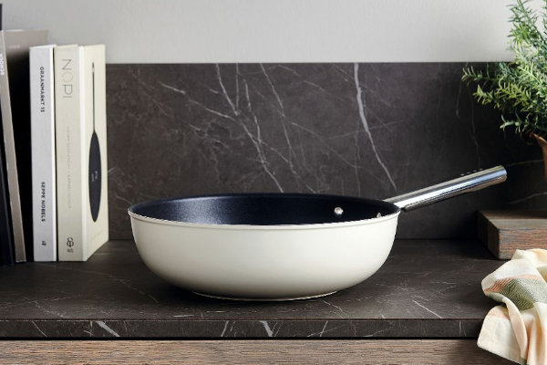 Wok Smeg 50's Style CKFW3001RDM 30cm, czerwony